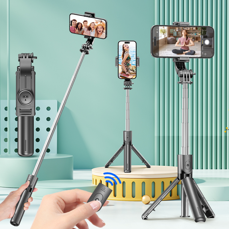 Smart Tv Stick - Selfie Stick 三脚、取り外し可能な Bluetooth リモート付き、360 °