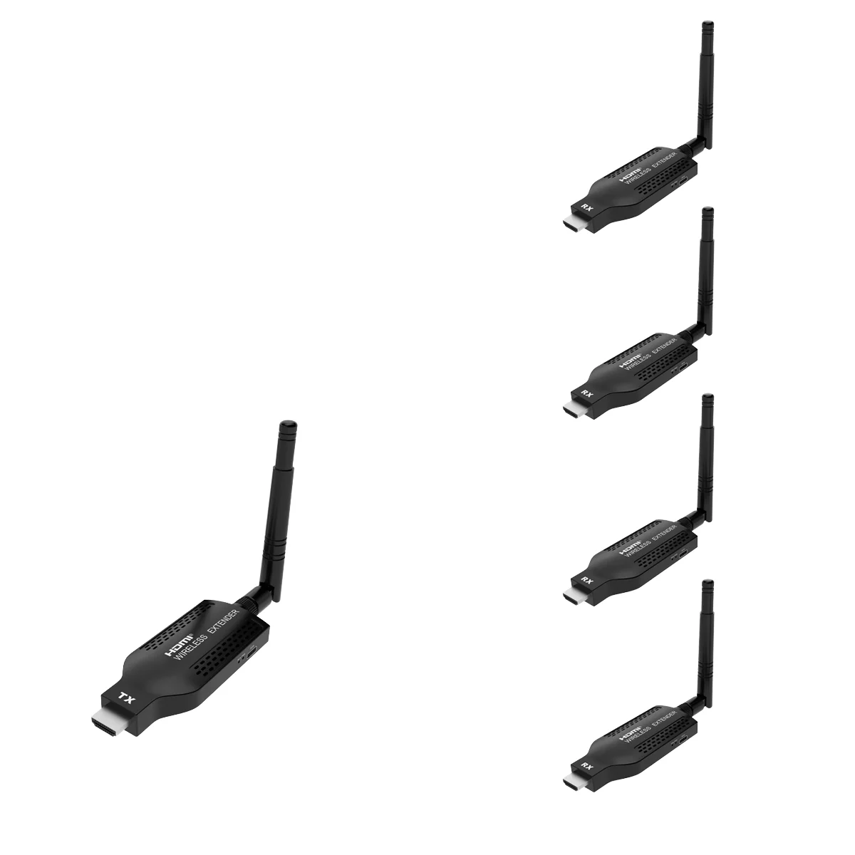 Home Cinema Tv Screen - HDMIエクステンダー ビデオ送信機 受信機 1TX to 4RX