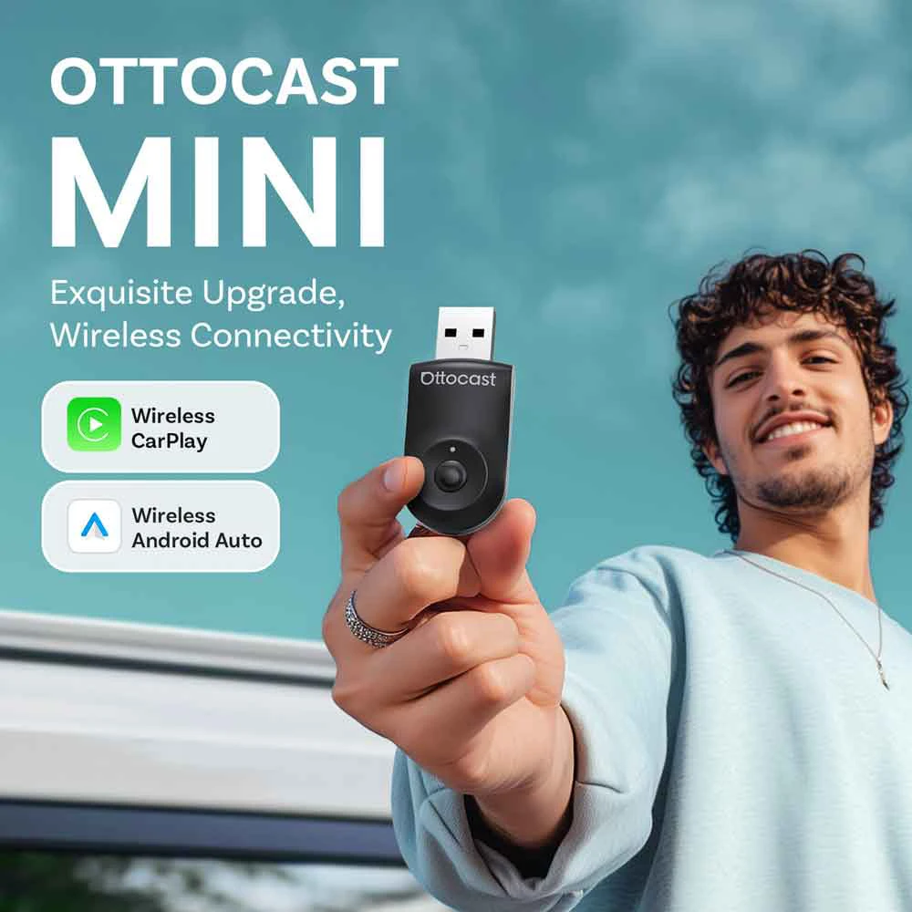 Smart Tv Stick - OTTOCAST MINI 2 in 1 有線からワイヤレスCarPlay