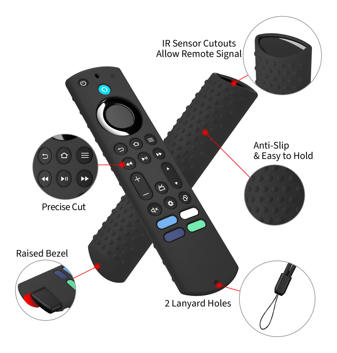 Smart Tv Stick - Fire TV Stick 4K Max 第二世代リモコンカバー