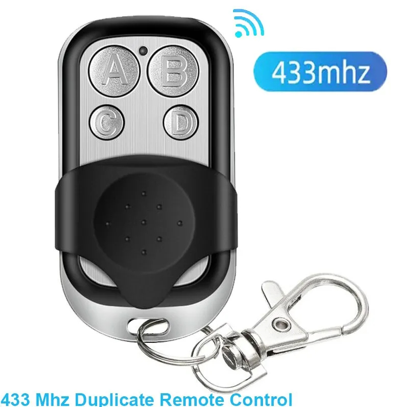 Universal Remote Control - 433MHZ クローンデュプリケーターキーリモートコントロールコントローラユニバーサル 4 ボタンクローン学習コードローリングコードゲートガレージドア