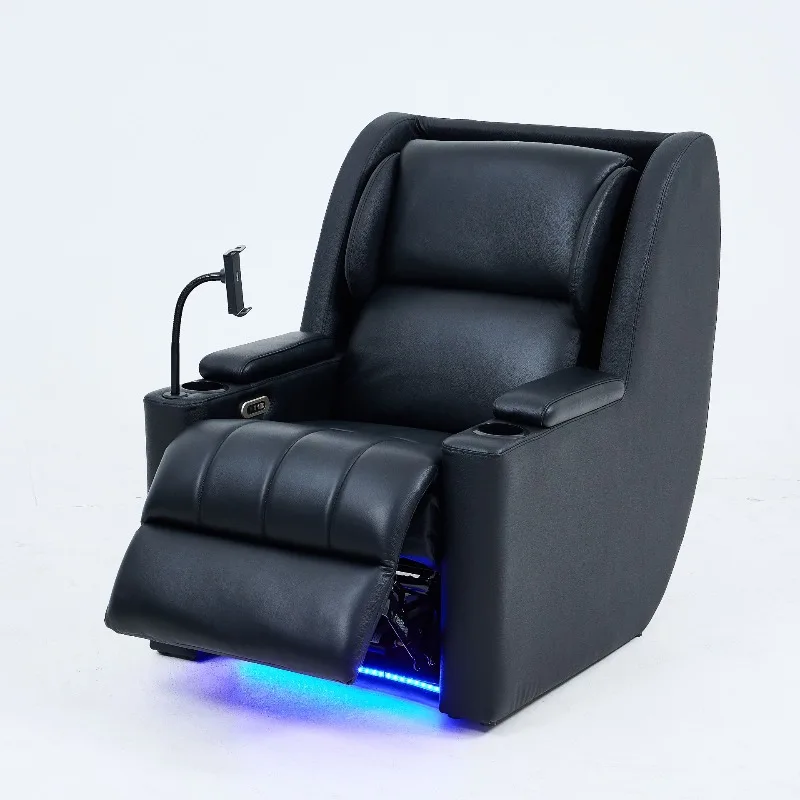 Home Cinema High End - ホームシアター専用ファーストクラスレザーソファシネマリビングルーム電動高級牛革