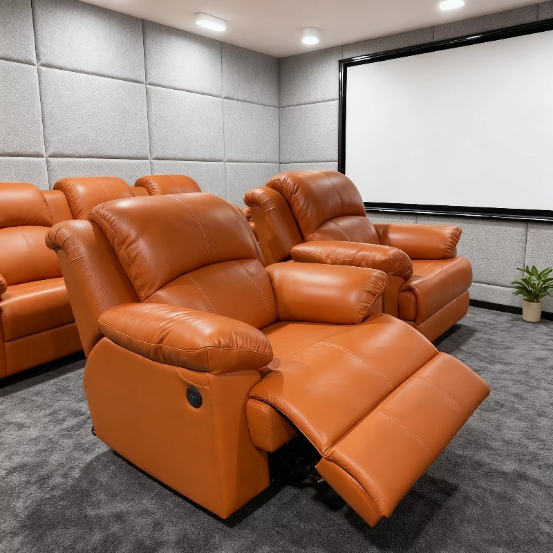 快適なホームシアター家具インテリアヴィラレザーリクライニング - Home Cinema Recliner Chairs のレビューと価格