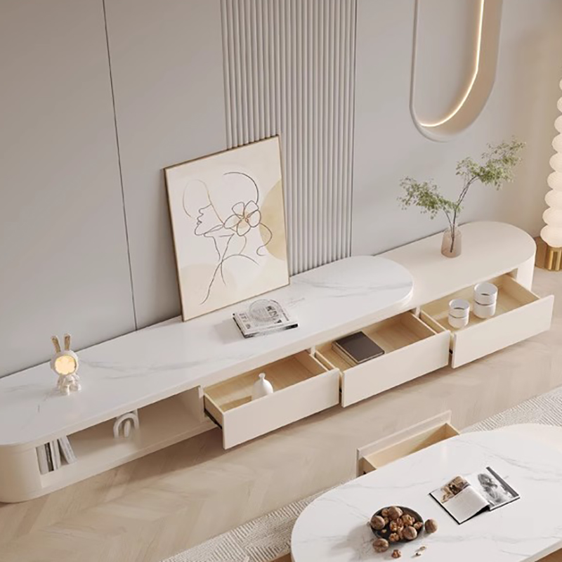 北欧風高級テレビ台　おしゃれで流行のリビングルーム用　伸縮式 - Home Cinema Furniture のレビューと価格