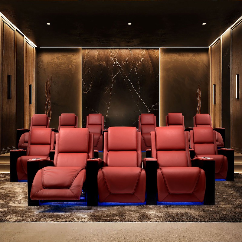 プライベートホームシアター、オーディオ・ビデオルーム、電動ソ - Home Cinema Chairs のレビューと価格