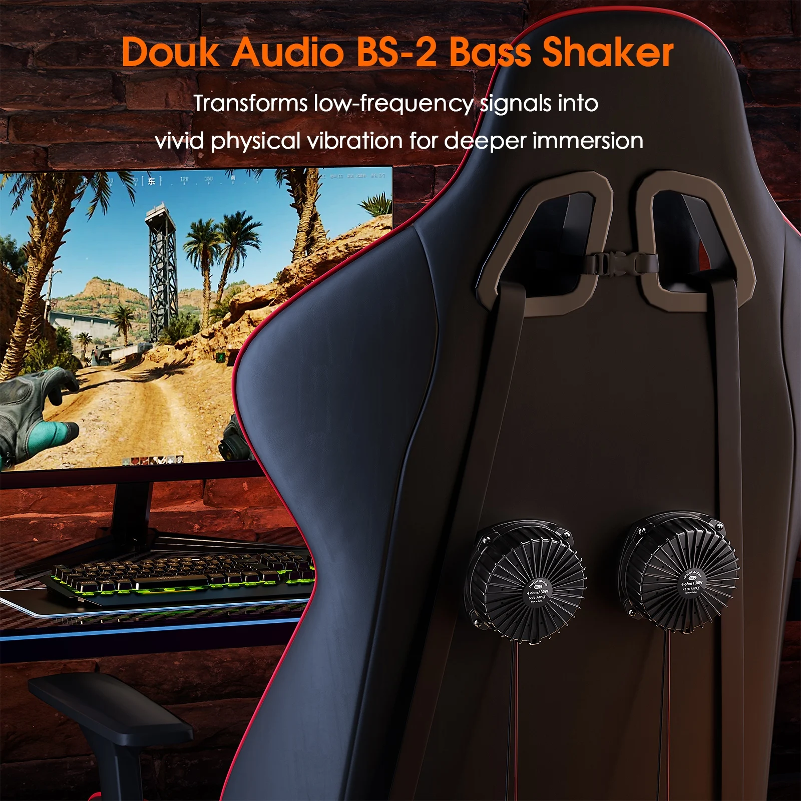 Douk Audio BS-2 30W 4Ω ベースシェイカ - Home Cinema Chairs のレビューと価格