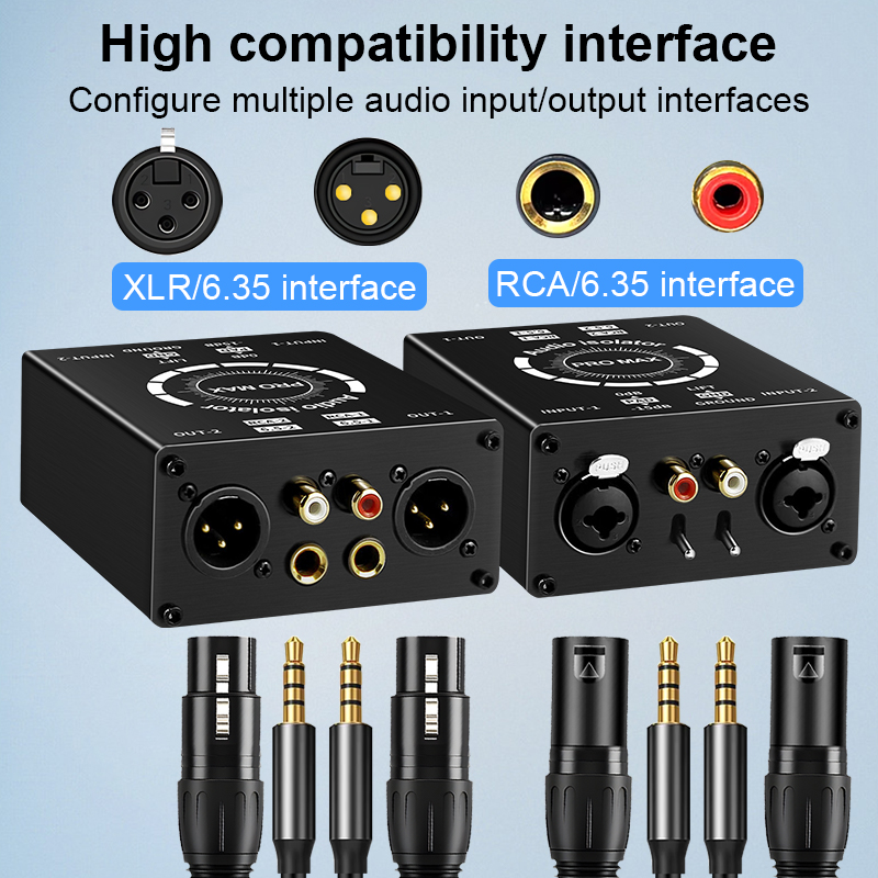 3ピン XLR/RCA/TS/TRS グランドループノイズア - Home Cinema Furniture のレビューと価格