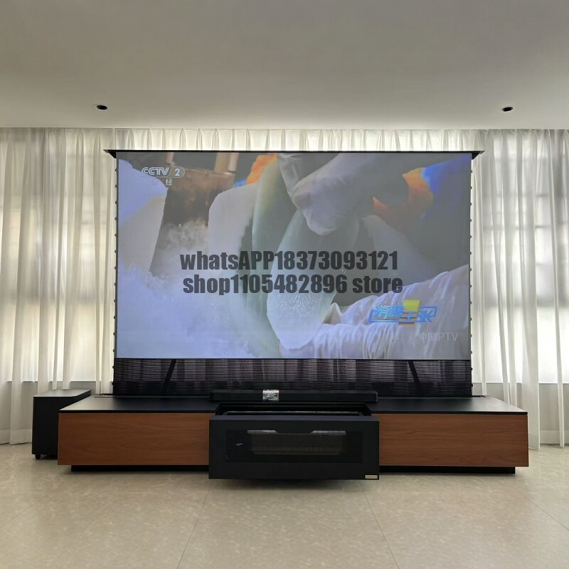 全電動フロアリフトスクリーン、カールスクリーン一体型レーザー - Home Cinema Tv Screen のレビューと価格