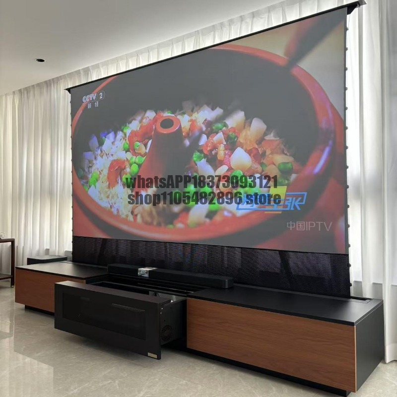 全電動フロアリフトスクリーン、カールスクリーン一体型レーザー - Home Cinema Tv Screen のレビューと価格