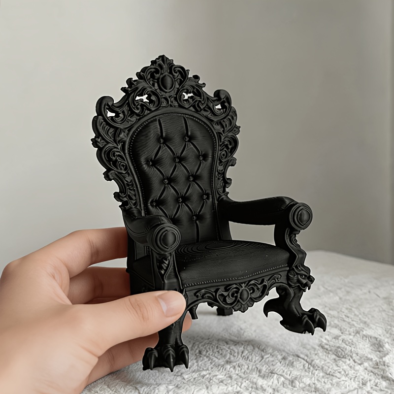 1ピース高級王座モデル – ゴシックスタイル – ダークブラ - Home Cinema Furniture のレビューと価格