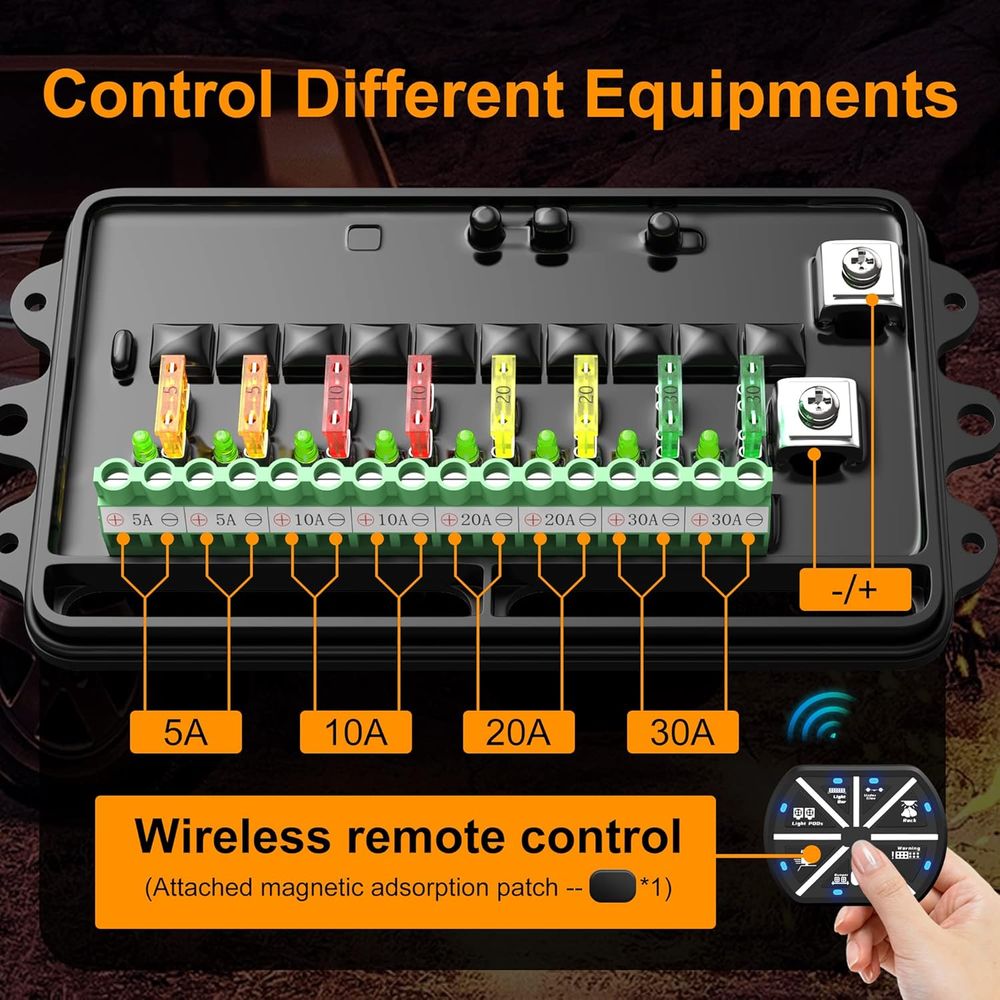 8連スイッチパネルユニバーサル回路制御リレーシステムボックス - Universal Remote Control のレビューと価格