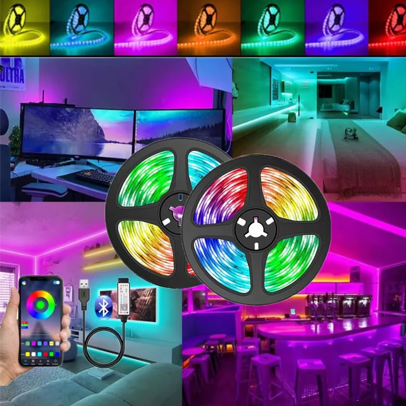USB LEDストリップライト DC 5V RGB 5050 - Ambient Light Strip Tv のレビューと価格