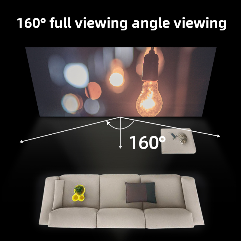 Lejiada-プロジェクタースクリーン、ホワイトグリッド、 - Home Cinema Blanc のレビューと価格