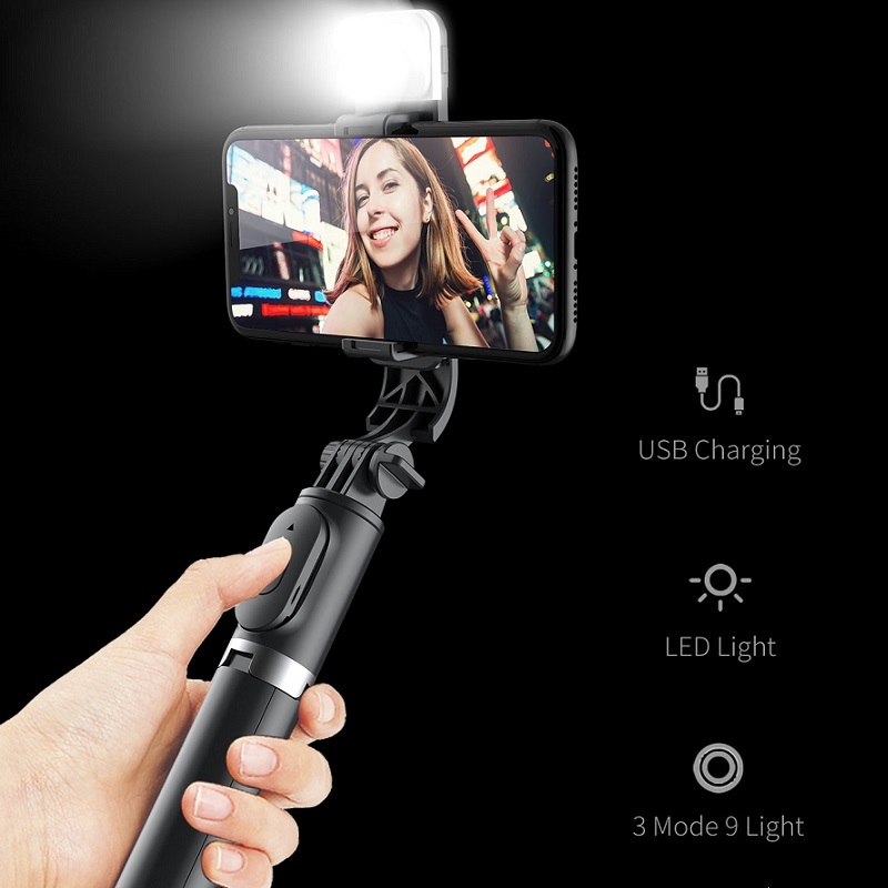 Q02s Bluetoothワイヤレス自撮り棒、ミニ三脚、拡 - Smart Tv Stick のレビューと価格