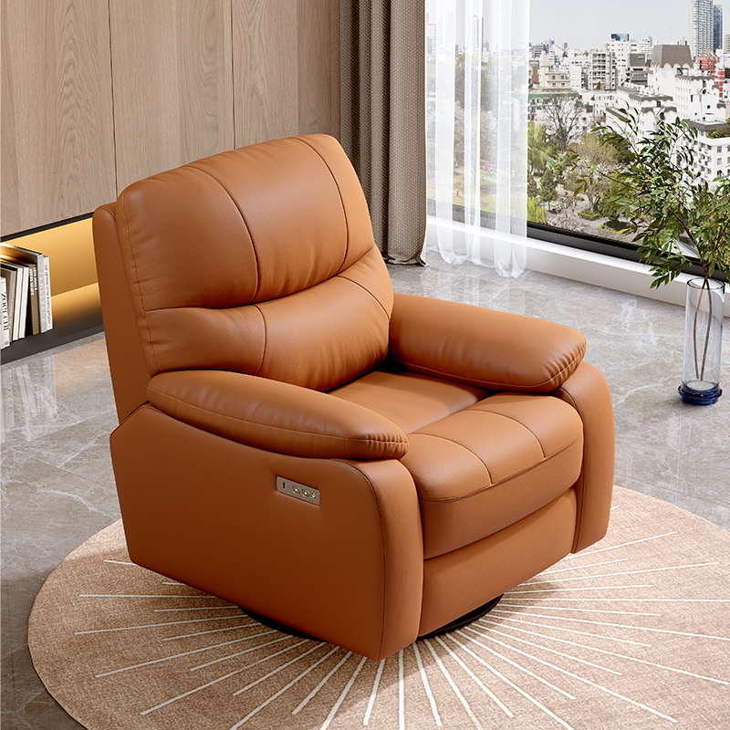 回転式リクライニングレザーリビングルームシネマeスポーツチェ - Home Cinema Recliner Chairs のレビューと価格