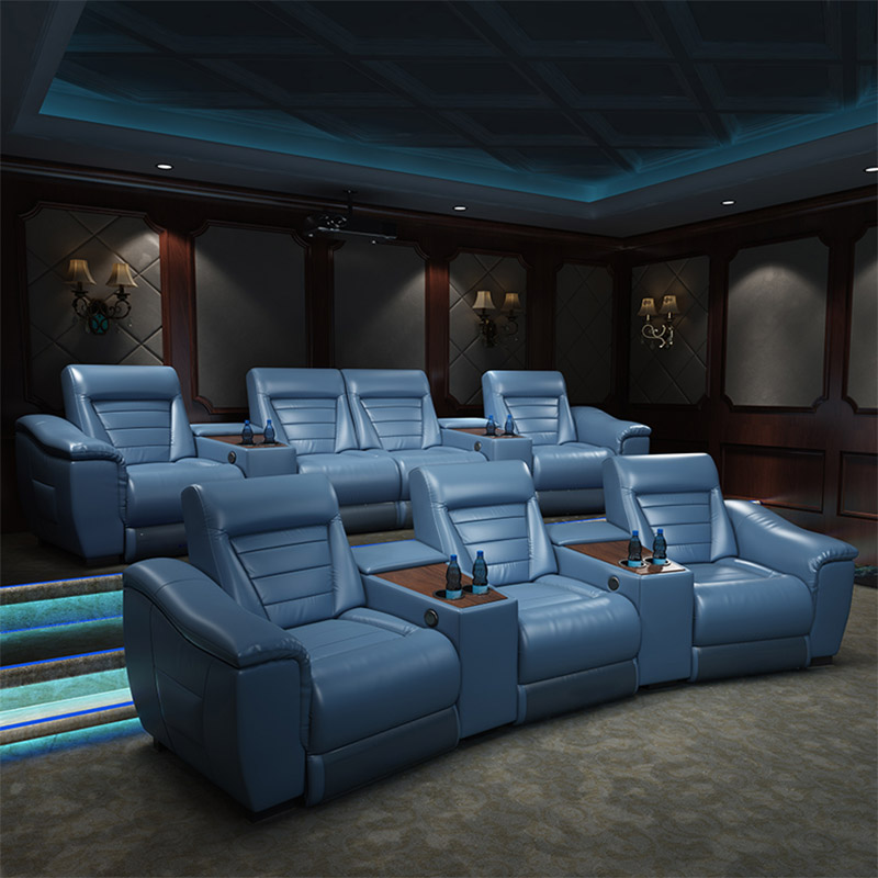 最新の電動ホームシアター映画館用リクライニングチェア3人掛け - Home Cinema Recliner Chairs のレビューと価格