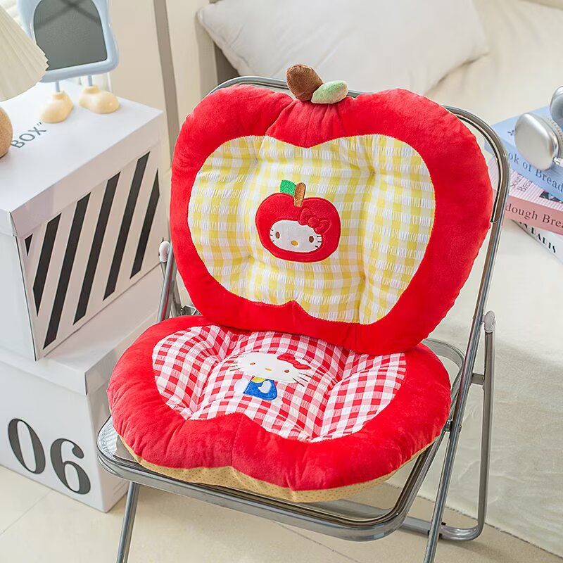 かわいいハローキティのリンゴ型ぬいぐるみクッション漫画椅子シ - Home Cinema Chairs のレビューと価格