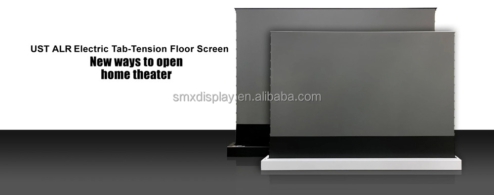SMX 100インチ電動フロア昇降式ALRスクリーン（UST - Home Cinema Tv Screen のレビューと価格