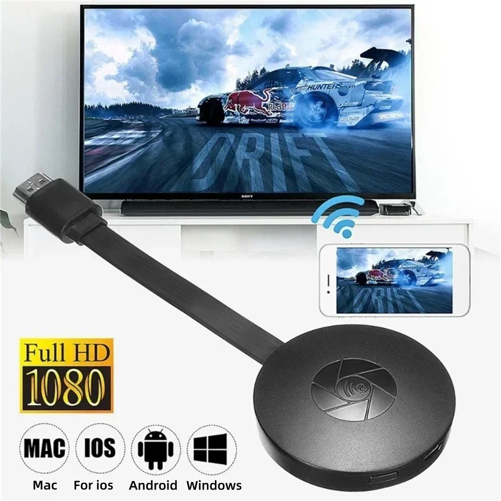 1080P ワイヤレス HDMI ドングル WIFI TV  - Smart Tv Stick のレビューと価格