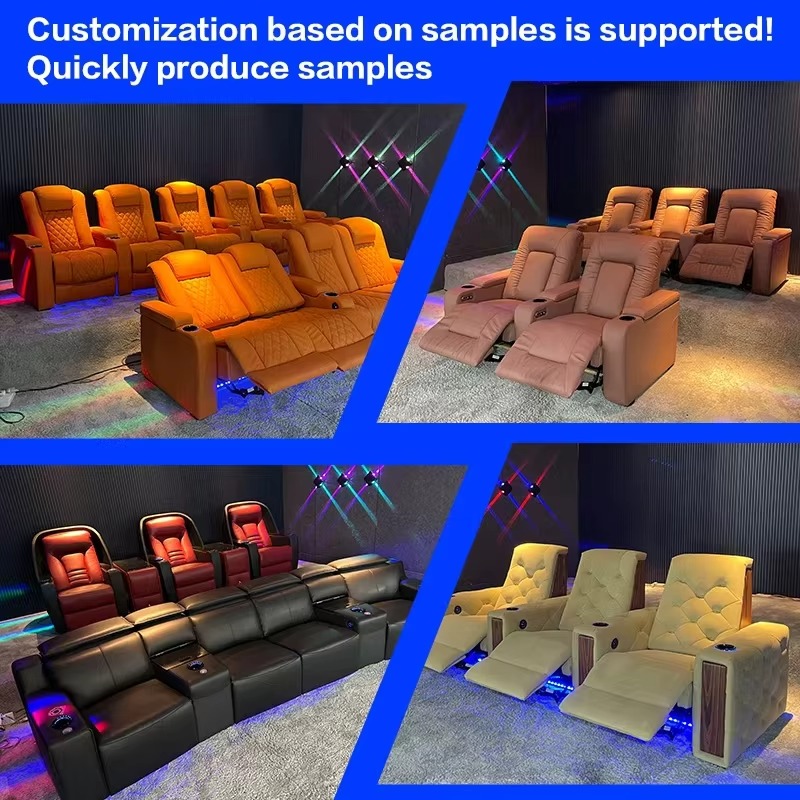 VIPシングルレザーリクライニングソファチェアホームシアター - Home Cinema High End のレビューと価格