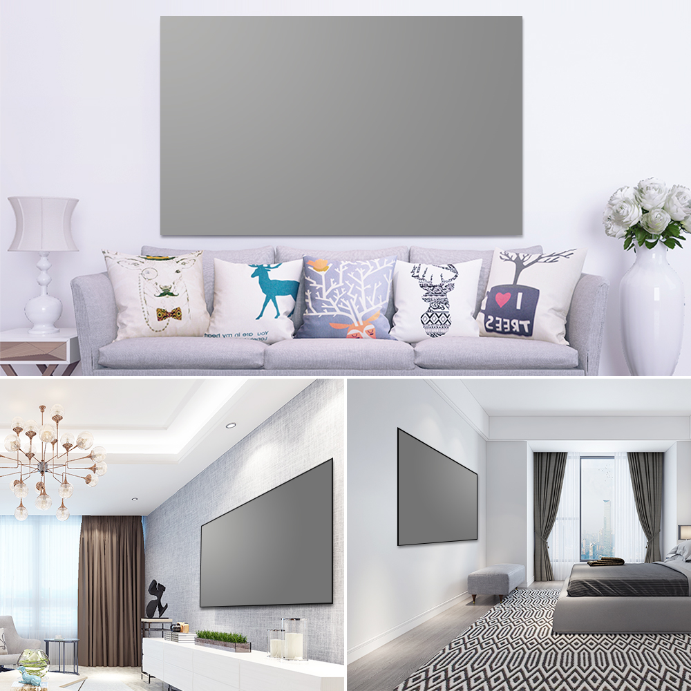 Salange プロジェクタースクリーン、60 100 12 - Home Cinema Blanc のレビューと価格