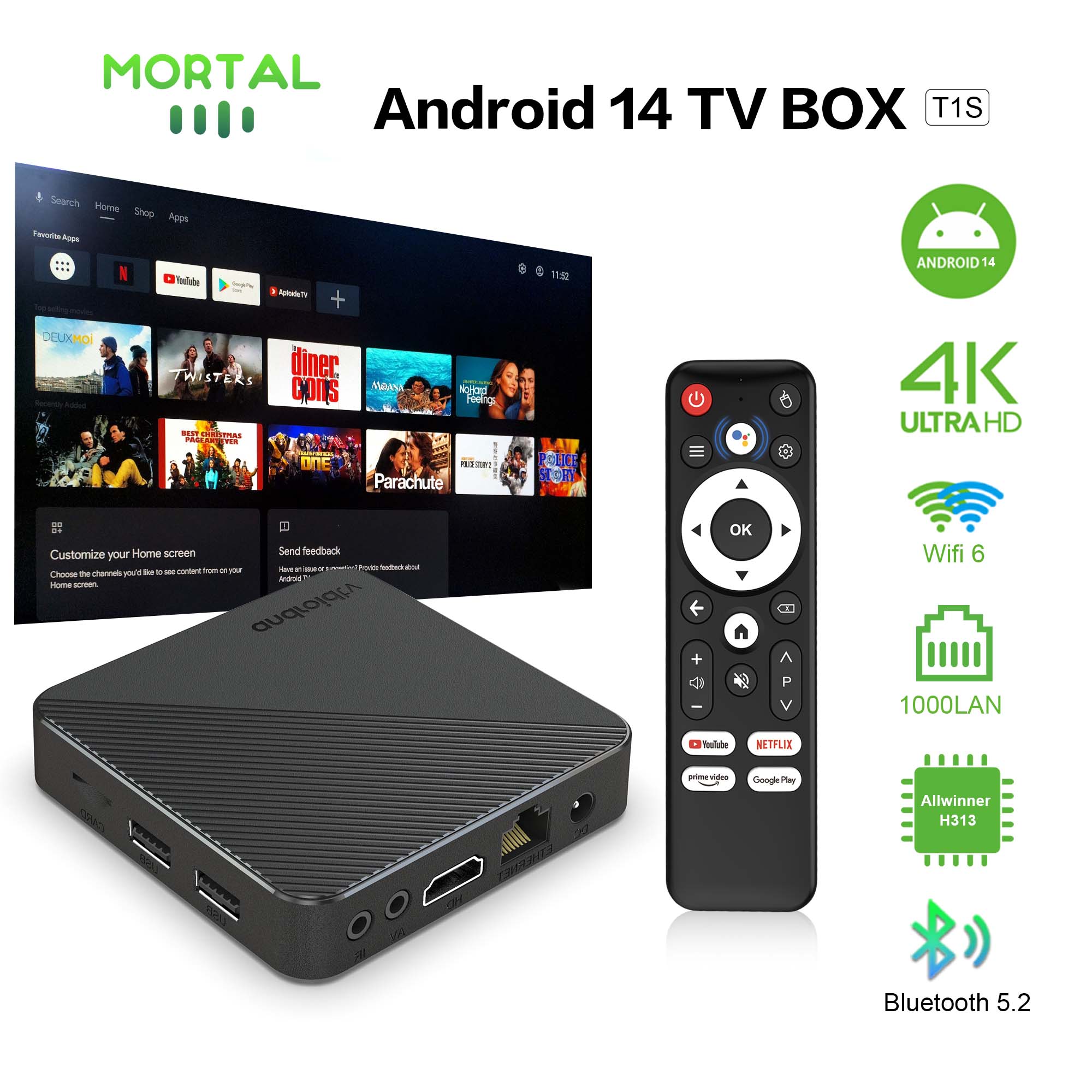 Android14 スマートホームシアター TV ボックス  - Video Home Cinema のレビューと価格