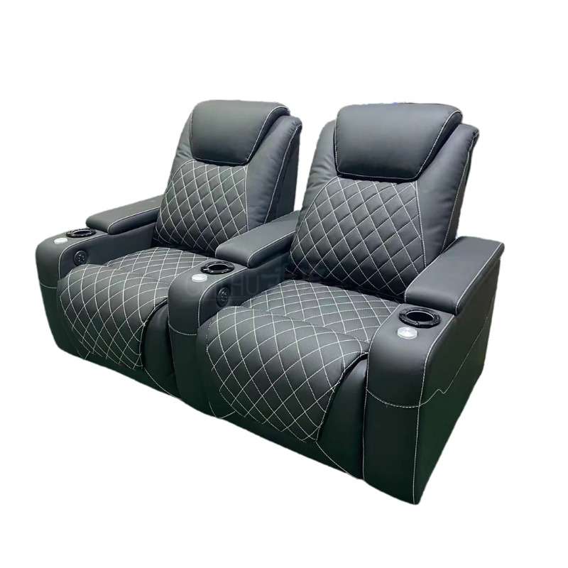 ホームデザインのヴィラ映画館用シート、シアター家具、本革ダイ - Home Cinema Recliner Chairs のレビューと価格