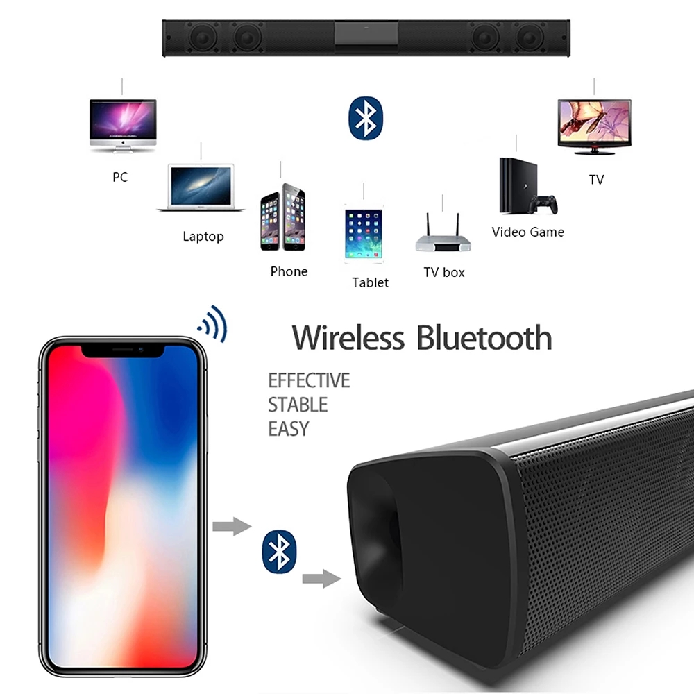 40 ワット Bluetooth スピーカーコラムハイパワー - Home Cinema Chairs のレビューと価格